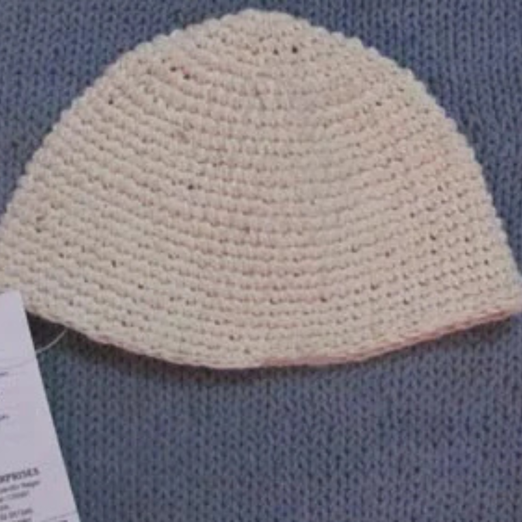 Untitled design - 2026-03-25T180526.090 100% Cotton Crochet Knit Cap - Image 1